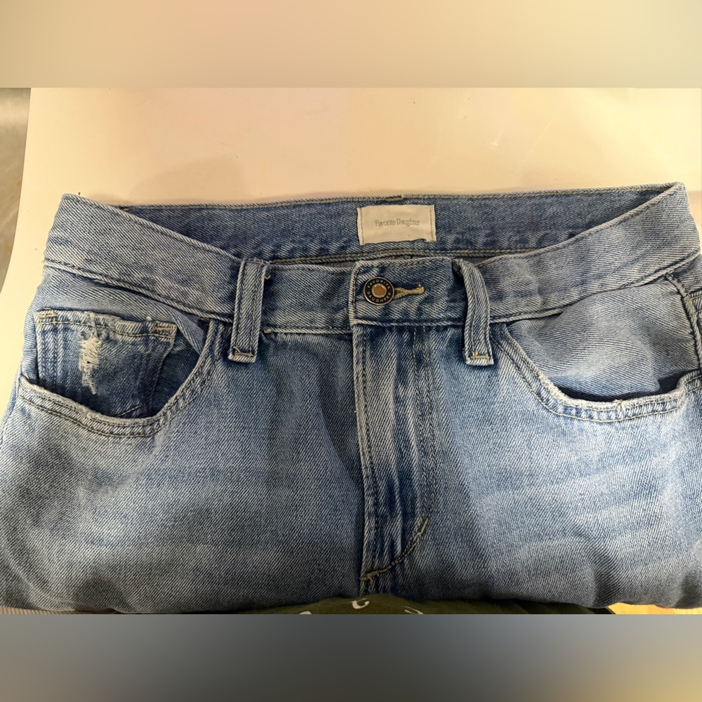 Favorite Daughter 100% Cotton Tommy Mid Rise Boyfriend Jeans - Picture 5 of 16